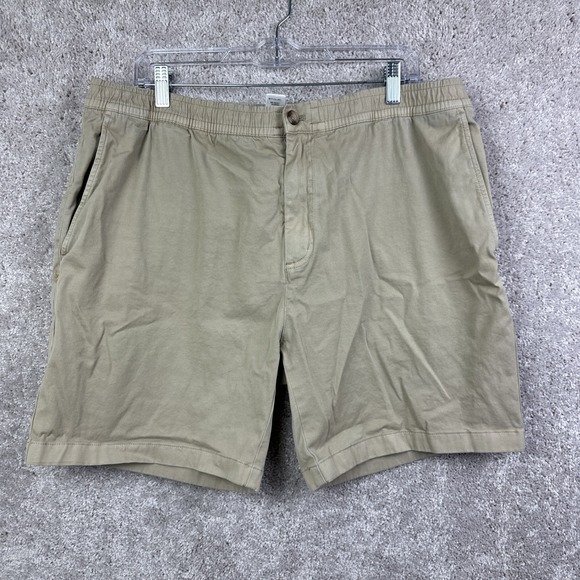Vineyard Vines 7'' Inch Cotton Jetty Shorts Mens‎ XL Khaki Stretch - Picture 1 of 11